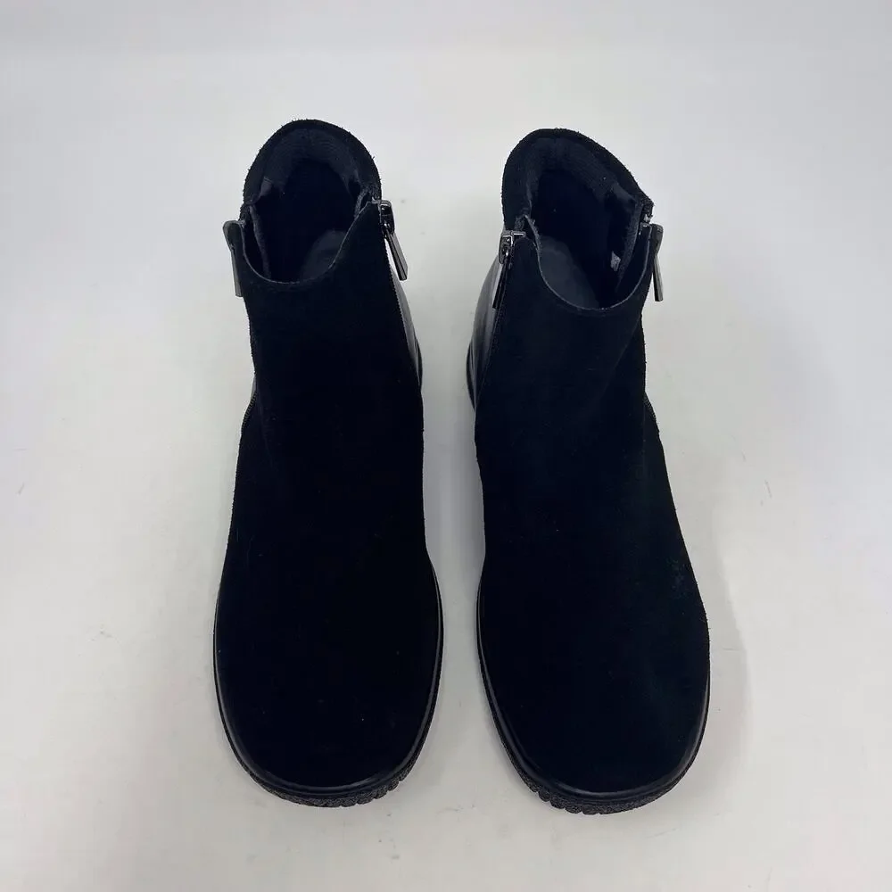 DREW Kool Suede Leather Boots Comfort Walking Wide Width Women’s Size 6W